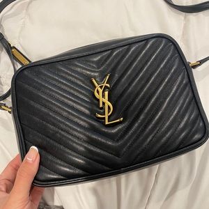 Authentic YSL Lou Matelassé Leather Camera Bag